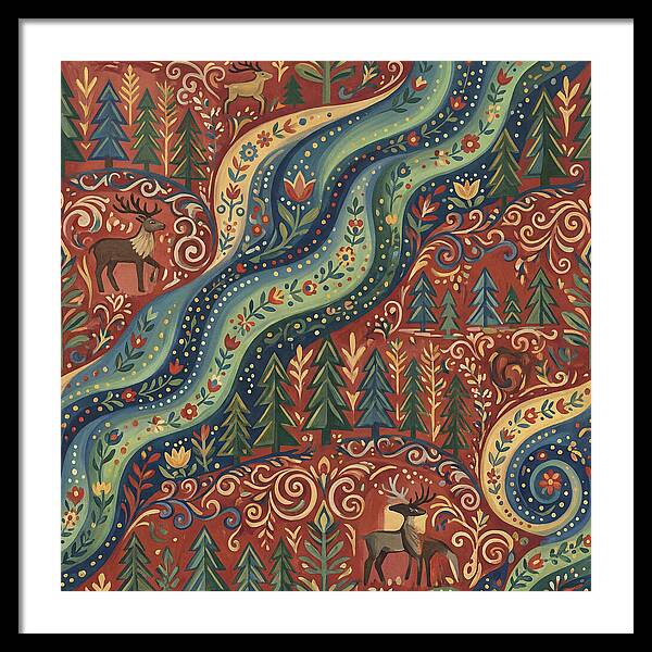 Northern Lights Folk Art