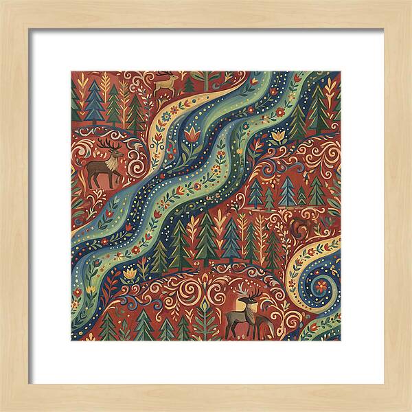 Northern Lights Folk Art