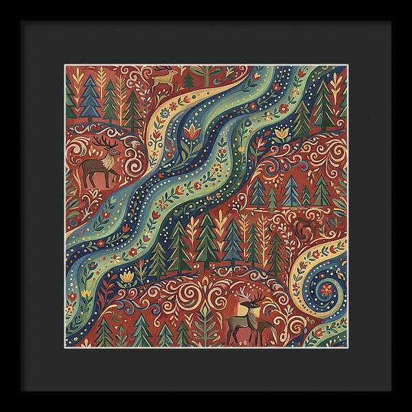 Northern Lights Folk Art
