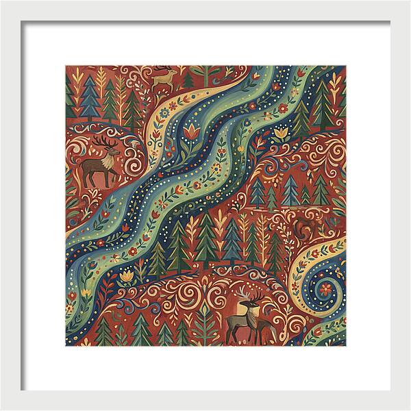 Northern Lights Folk Art