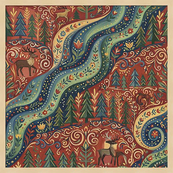 Northern Lights Folk Art