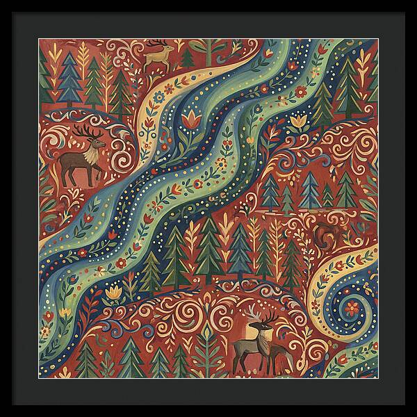 Northern Lights Folk Art