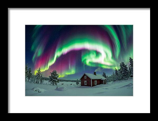 Northern Lights Over Finnish Lapland
