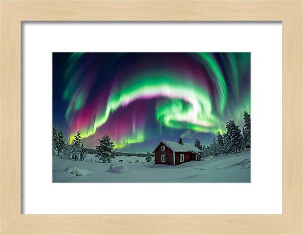 Northern Lights Over Finnish Lapland