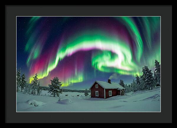 Northern Lights Over Finnish Lapland