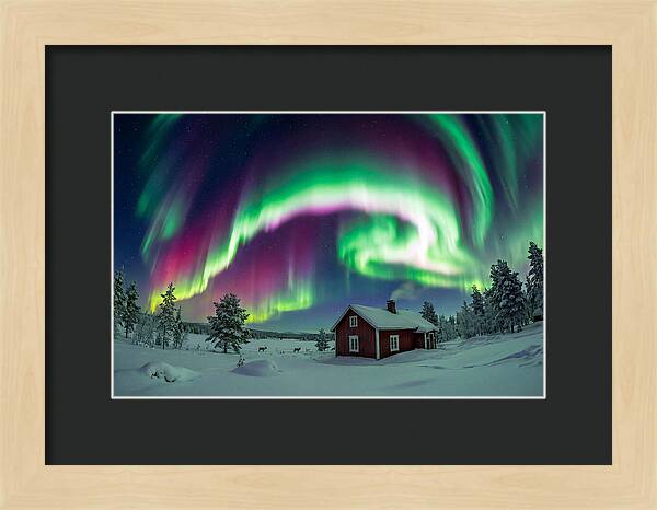 Northern Lights Over Finnish Lapland