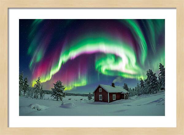 Northern Lights Over Finnish Lapland