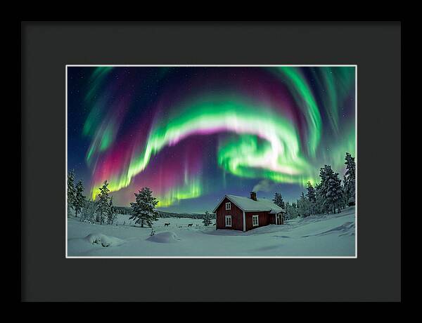 Northern Lights Over Finnish Lapland