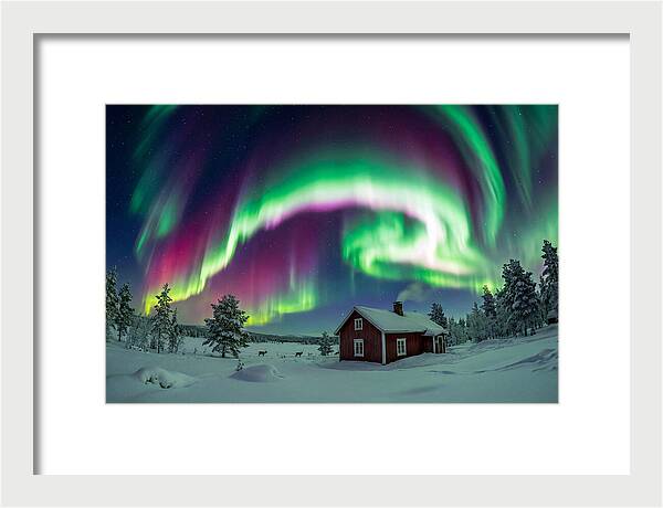 Northern Lights Over Finnish Lapland