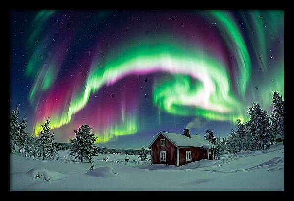 Northern Lights Over Finnish Lapland