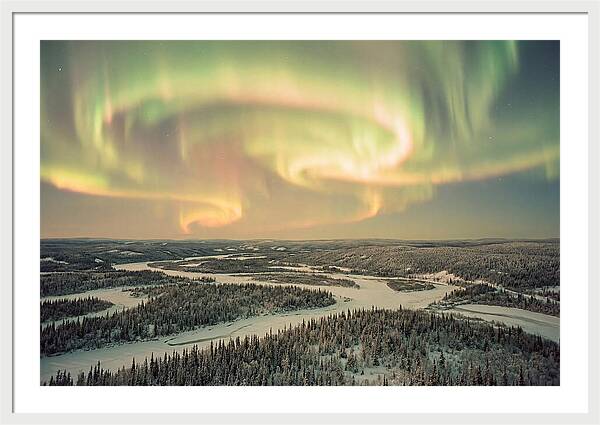 Northern Lights Over Finnish Lapland