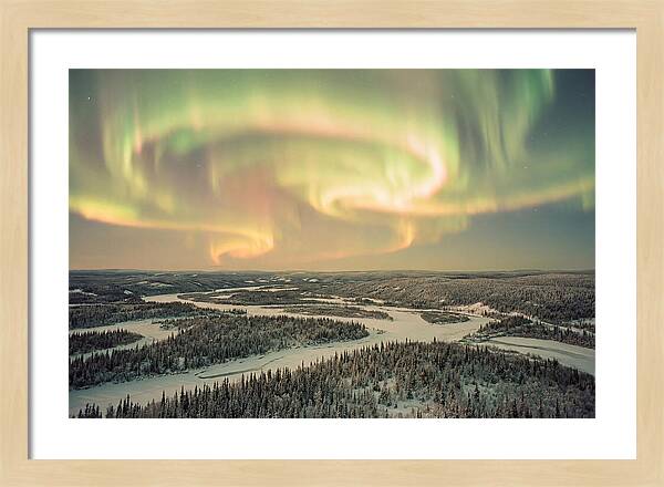 Northern Lights Over Finnish Lapland
