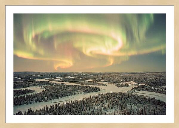 Northern Lights Over Finnish Lapland