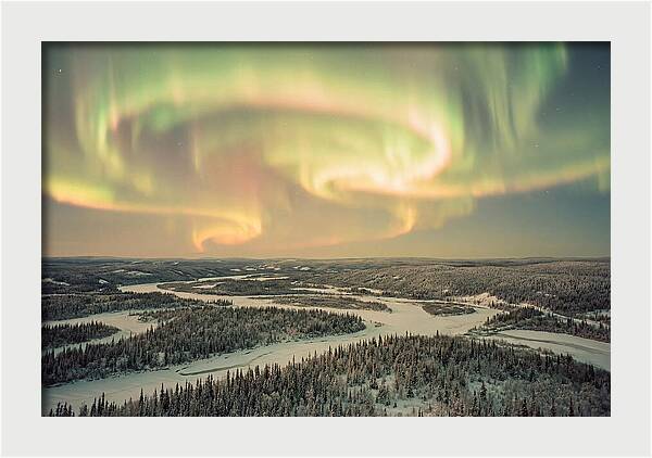 Northern Lights Over Finnish Lapland