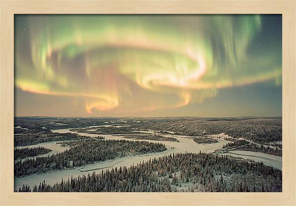 Northern Lights Over Finnish Lapland