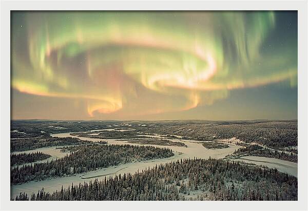 Northern Lights Over Finnish Lapland