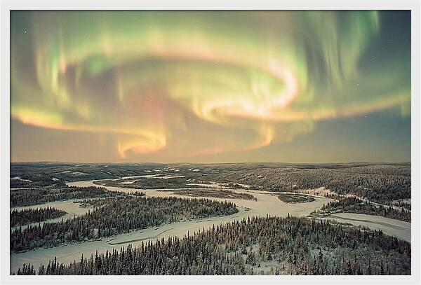 Northern Lights Over Finnish Lapland