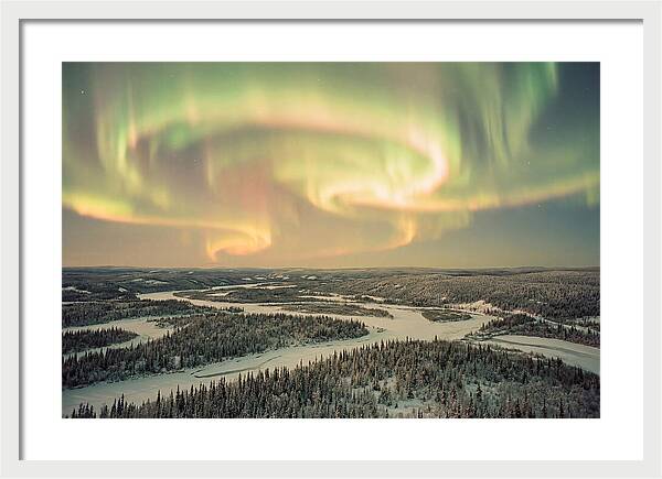 Northern Lights Over Finnish Lapland