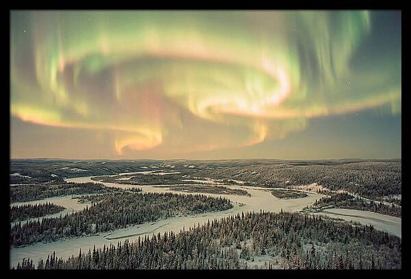 Northern Lights Over Finnish Lapland
