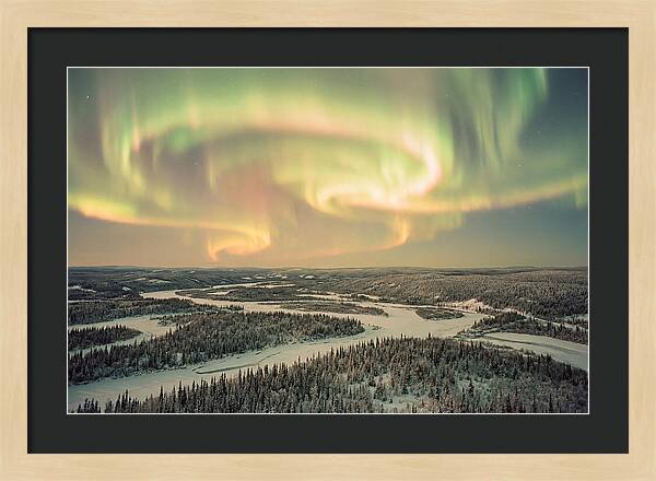 Northern Lights Over Finnish Lapland