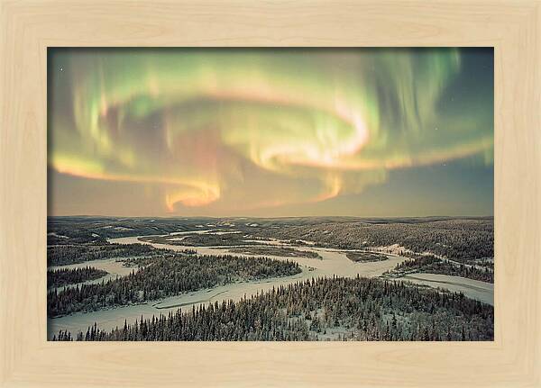 Northern Lights Over Finnish Lapland