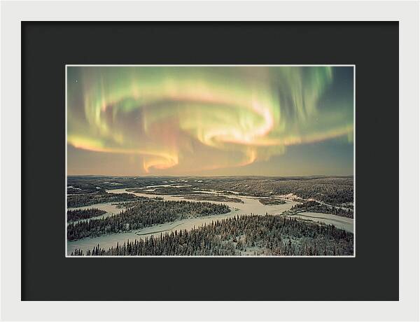 Northern Lights Over Finnish Lapland