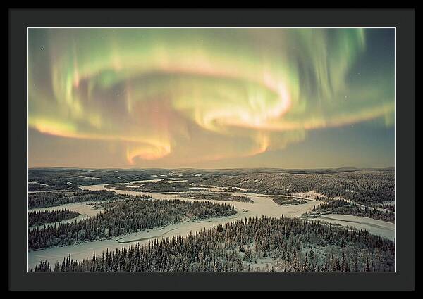 Northern Lights Over Finnish Lapland