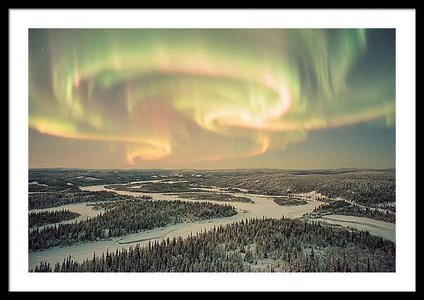 Northern Lights Over Finnish Lapland