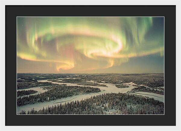 Northern Lights Over Finnish Lapland