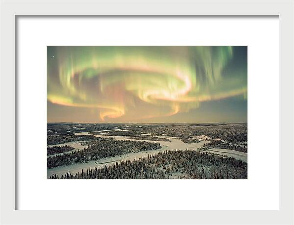 Northern Lights Over Finnish Lapland