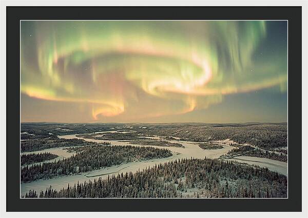 Northern Lights Over Finnish Lapland