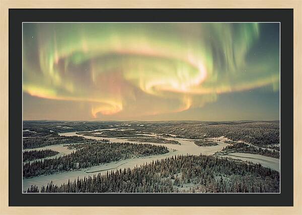 Northern Lights Over Finnish Lapland