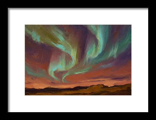 Northern Lights Over Mediterranean