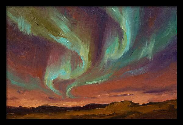 Northern Lights Over Mediterranean