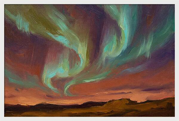 Northern Lights Over Mediterranean