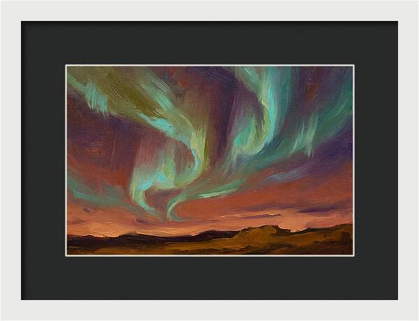 Northern Lights Over Mediterranean