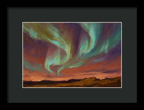 Northern Lights Over Mediterranean