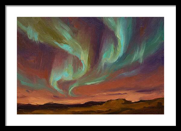Northern Lights Over Mediterranean