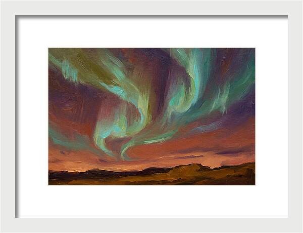 Northern Lights Over Mediterranean