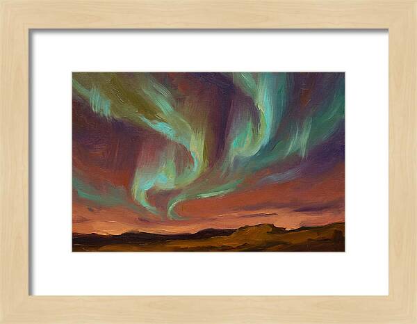 Northern Lights Over Mediterranean