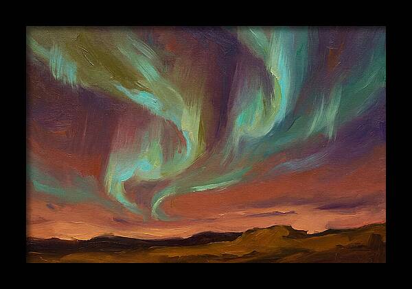 Northern Lights Over Mediterranean