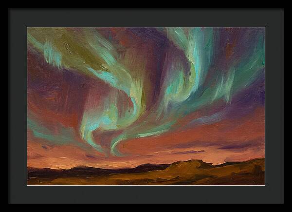 Northern Lights Over Mediterranean