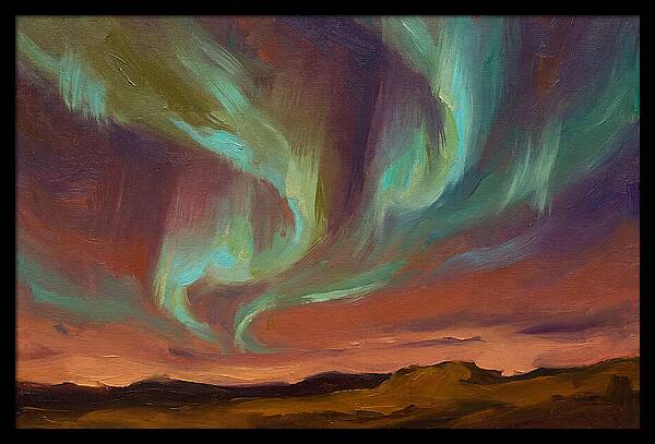 Northern Lights Over Mediterranean