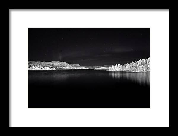 Northern Lights Over Tornetrask Lake
