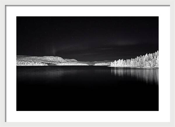Northern Lights Over Tornetrask Lake