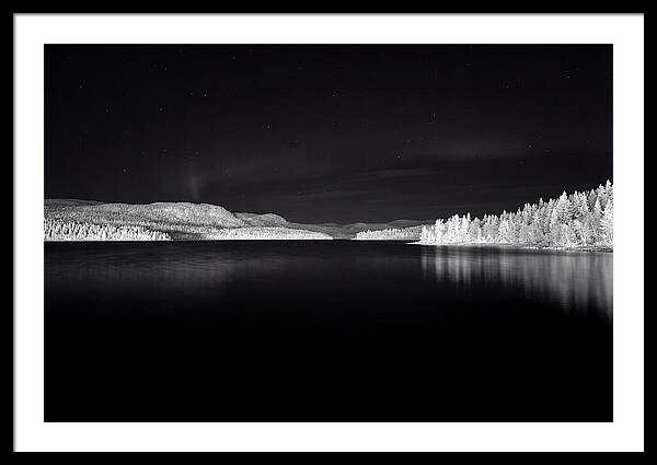 Northern Lights Over Tornetrask Lake