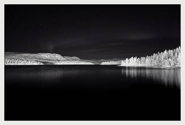 Northern Lights Over Tornetrask Lake