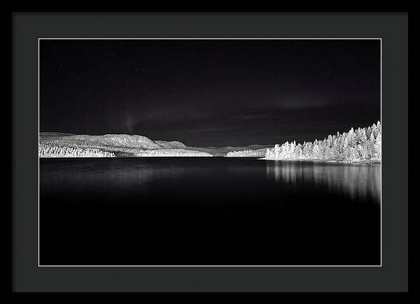 Northern Lights Over Tornetrask Lake