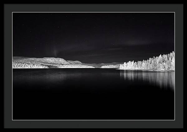Northern Lights Over Tornetrask Lake