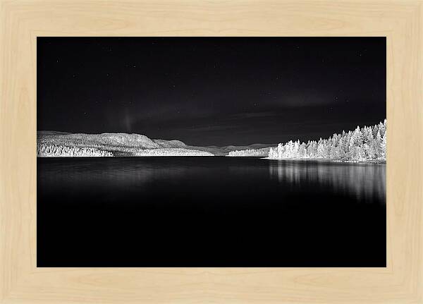 Northern Lights Over Tornetrask Lake